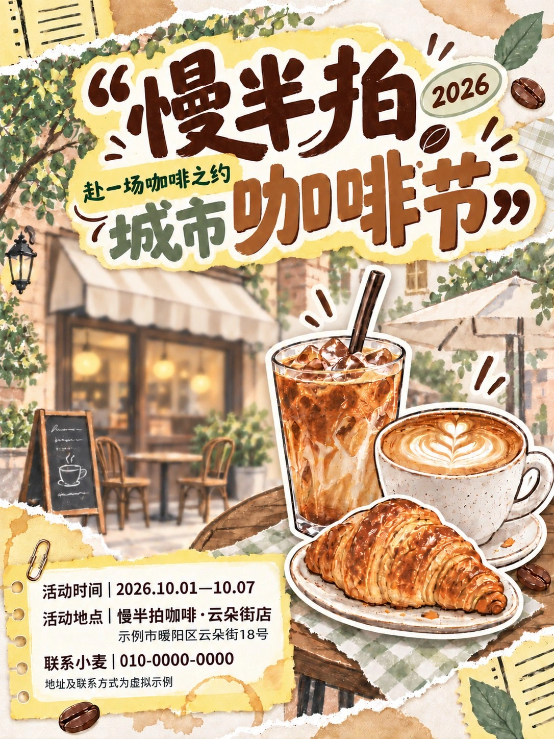 慢半拍城市咖啡节 · 活动主视觉